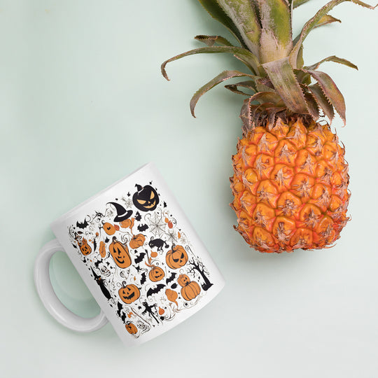 White glossy mug - WhatUWant2Buy