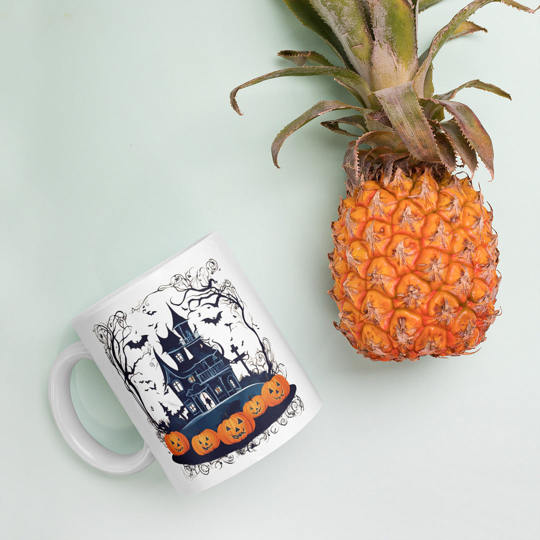 White glossy mug - WhatUWant2Buy