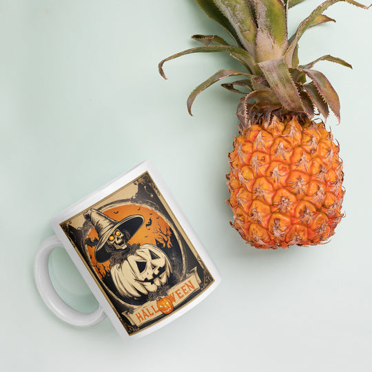 White glossy mug - WhatUWant2Buy