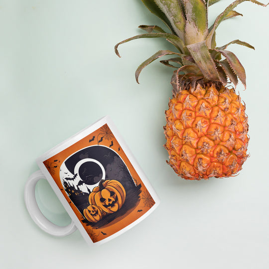 White glossy mug - WhatUWant2Buy