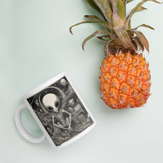 White glossy mug - WhatUWant2Buy