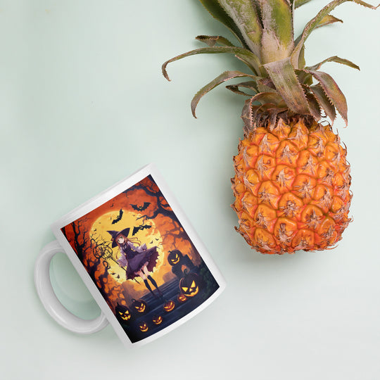 White glossy mug - WhatUWant2Buy