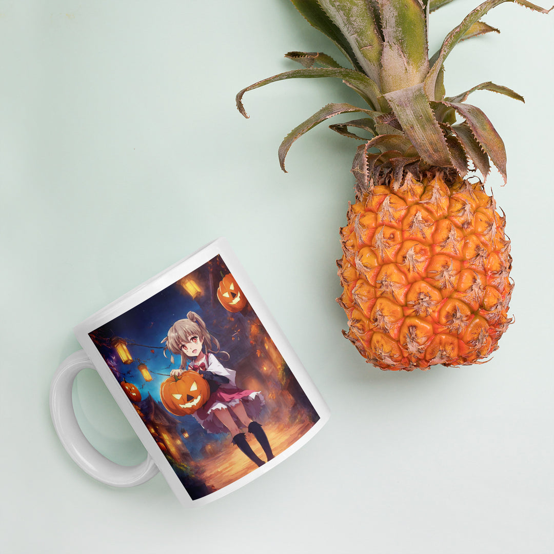 White glossy mug - WhatUWant2Buy