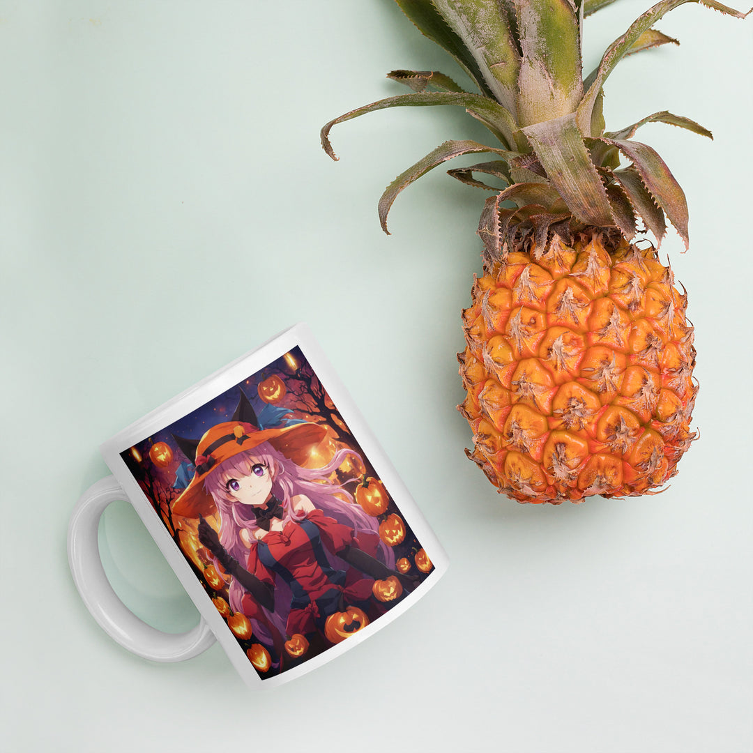 White glossy mug - WhatUWant2Buy