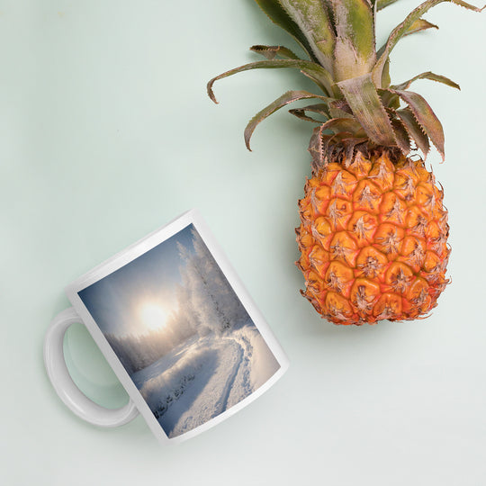 White glossy mug - WhatUWant2Buy