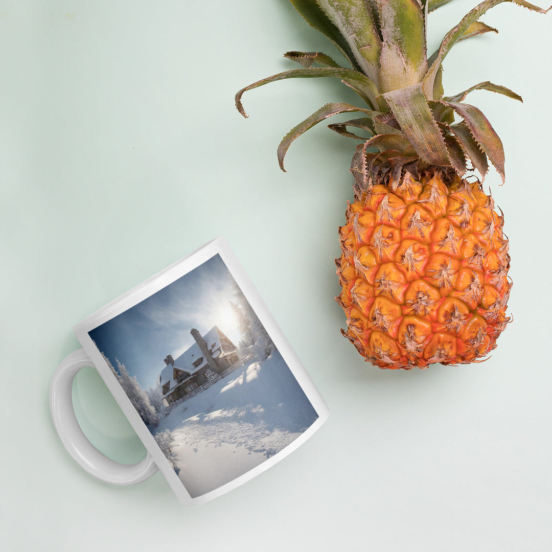 White glossy mug - WhatUWant2Buy