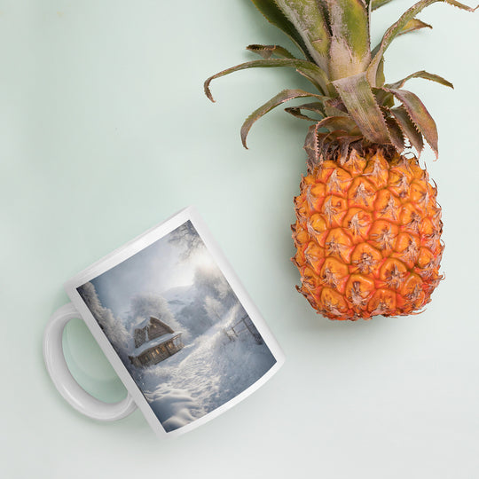 White glossy mug - WhatUWant2Buy