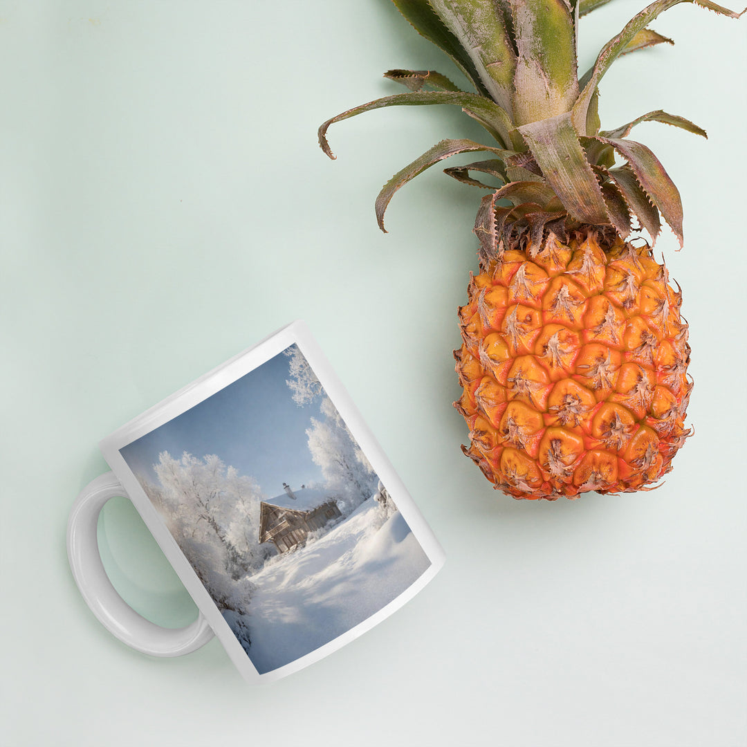 White glossy mug - WhatUWant2Buy