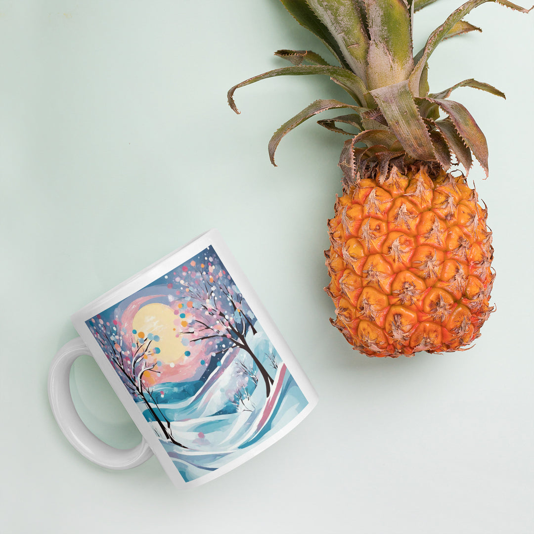White glossy mug - WhatUWant2Buy
