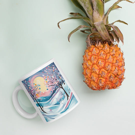 White glossy mug - WhatUWant2Buy