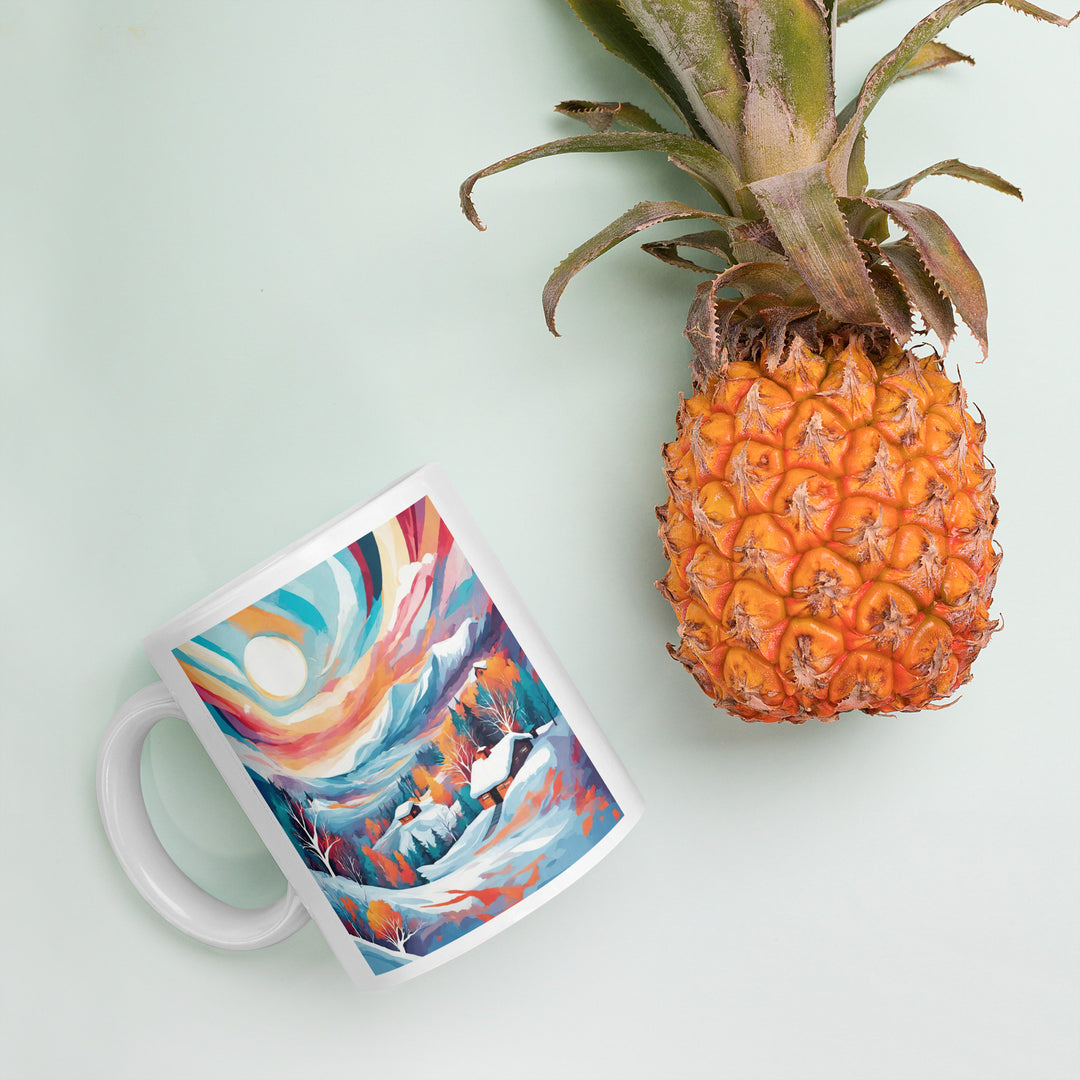 White glossy mug - WhatUWant2Buy