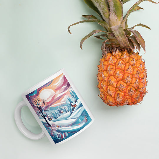 White glossy mug - WhatUWant2Buy
