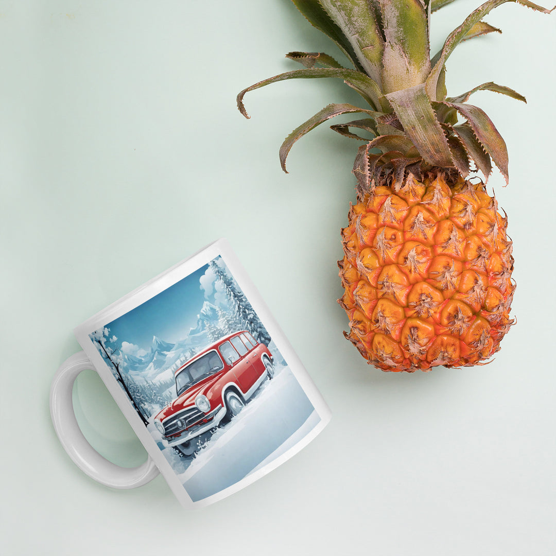 White glossy mug - WhatUWant2Buy