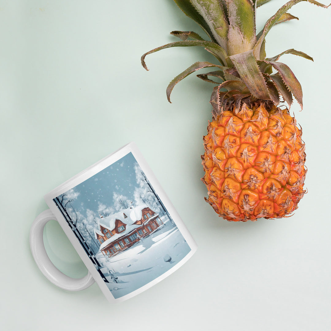 White glossy mug - WhatUWant2Buy