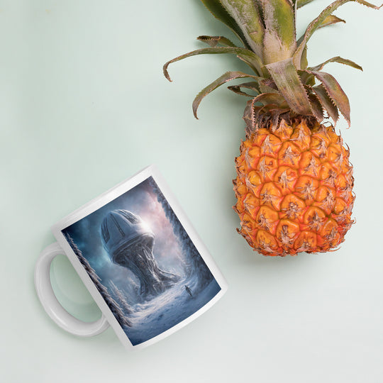 White glossy mug - WhatUWant2Buy