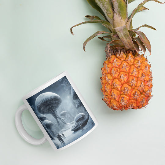 White glossy mug - WhatUWant2Buy