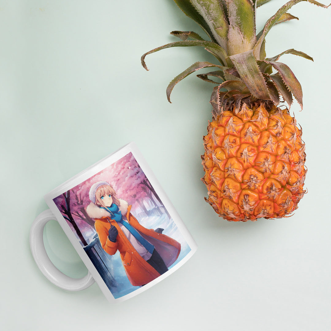 White glossy mug - WhatUWant2Buy