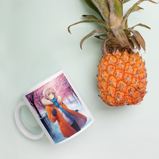 White glossy mug - WhatUWant2Buy
