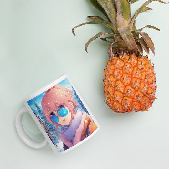 White glossy mug - WhatUWant2Buy