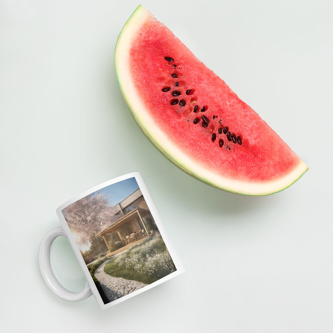 White glossy mug - WhatUWant2Buy