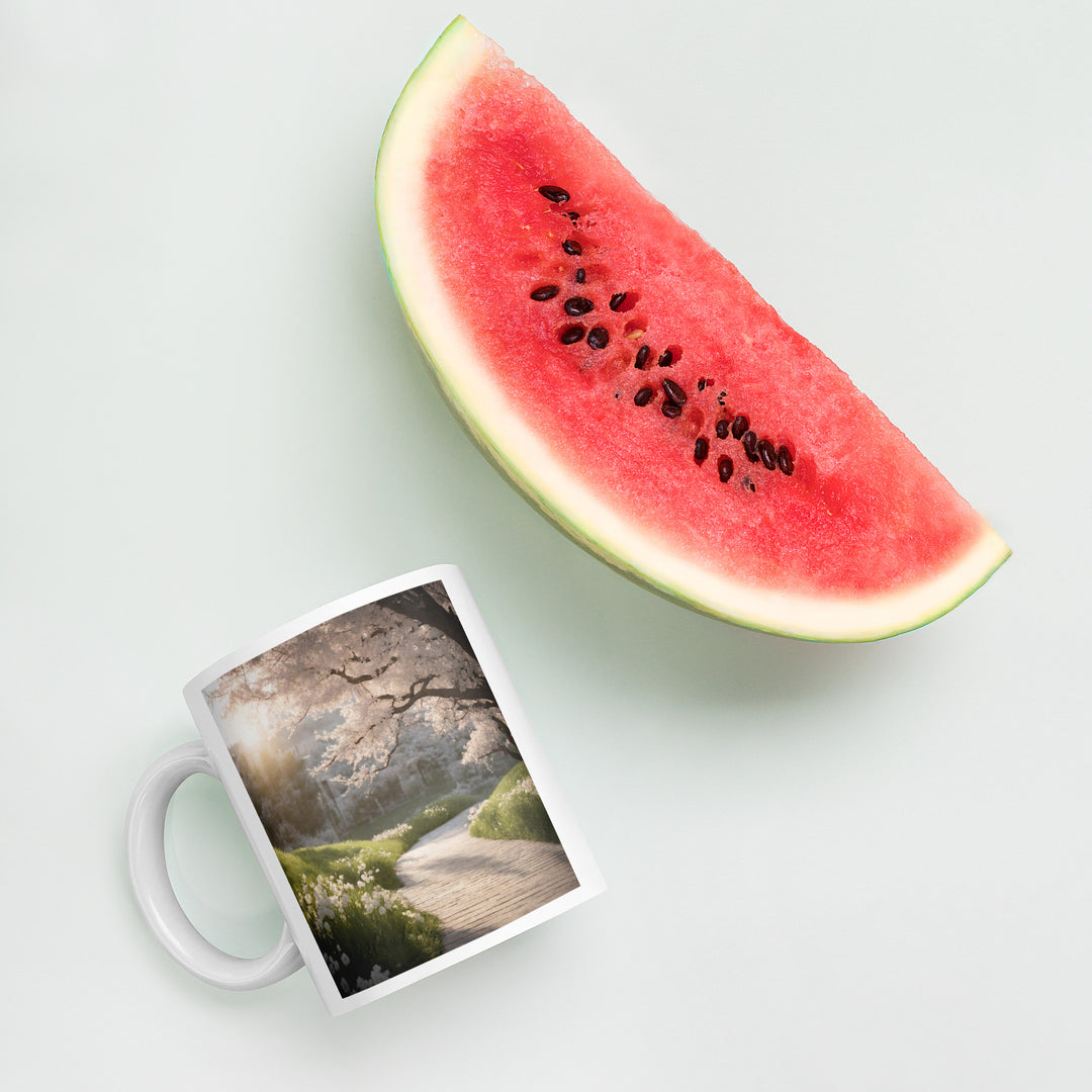 White glossy mug - WhatUWant2Buy