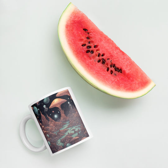 White glossy mug - WhatUWant2Buy