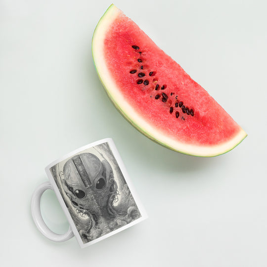 White glossy mug - WhatUWant2Buy