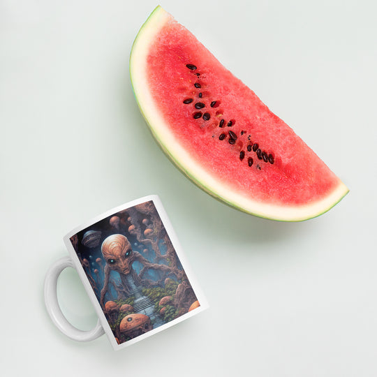 White glossy mug - WhatUWant2Buy