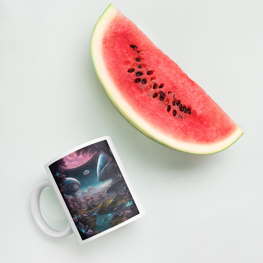 White glossy mug - WhatUWant2Buy