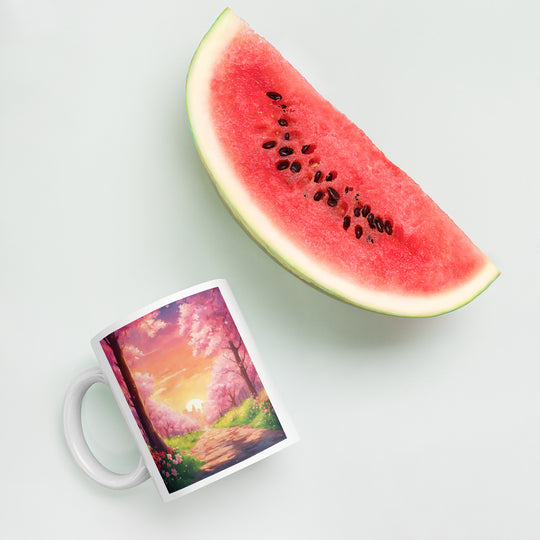 White glossy mug - WhatUWant2Buy