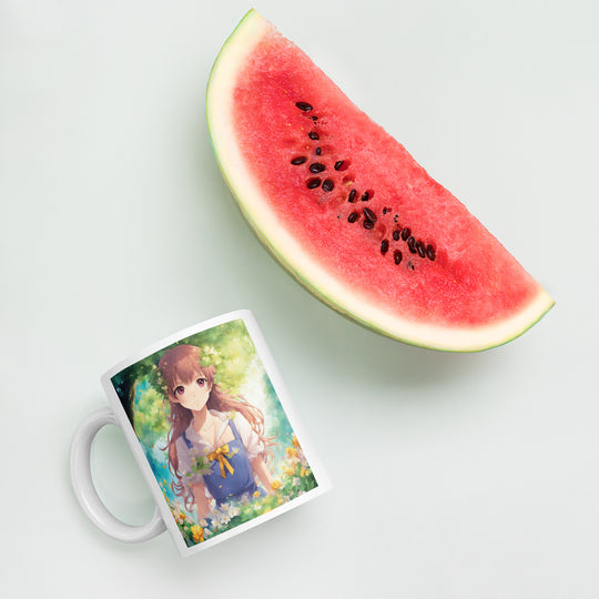White glossy mug - WhatUWant2Buy