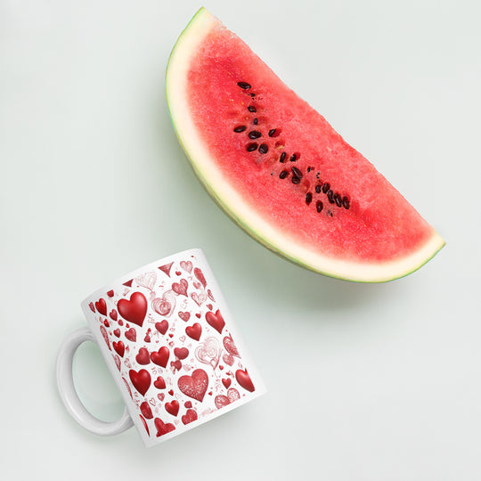 White glossy mug - WhatUWant2Buy