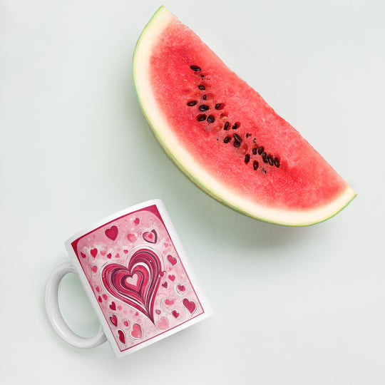 White glossy mug - WhatUWant2Buy