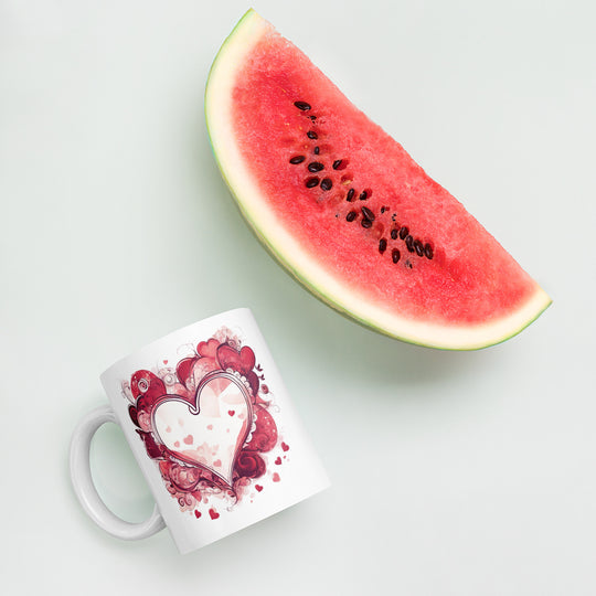 White glossy mug - WhatUWant2Buy