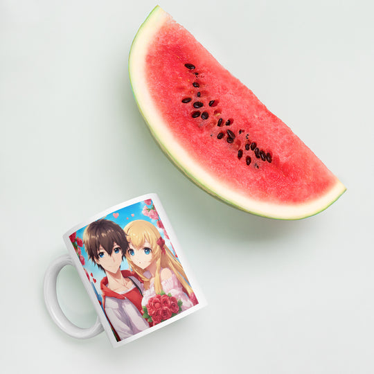 White glossy mug - WhatUWant2Buy