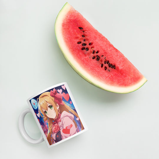 White glossy mug - WhatUWant2Buy