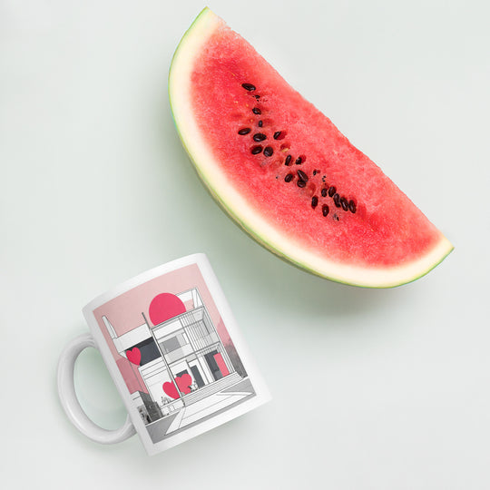 White glossy mug - WhatUWant2Buy