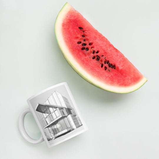 White glossy mug - WhatUWant2Buy