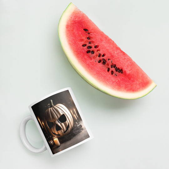 White glossy mug - WhatUWant2Buy