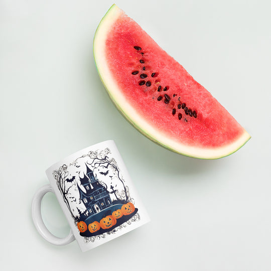 White glossy mug - WhatUWant2Buy