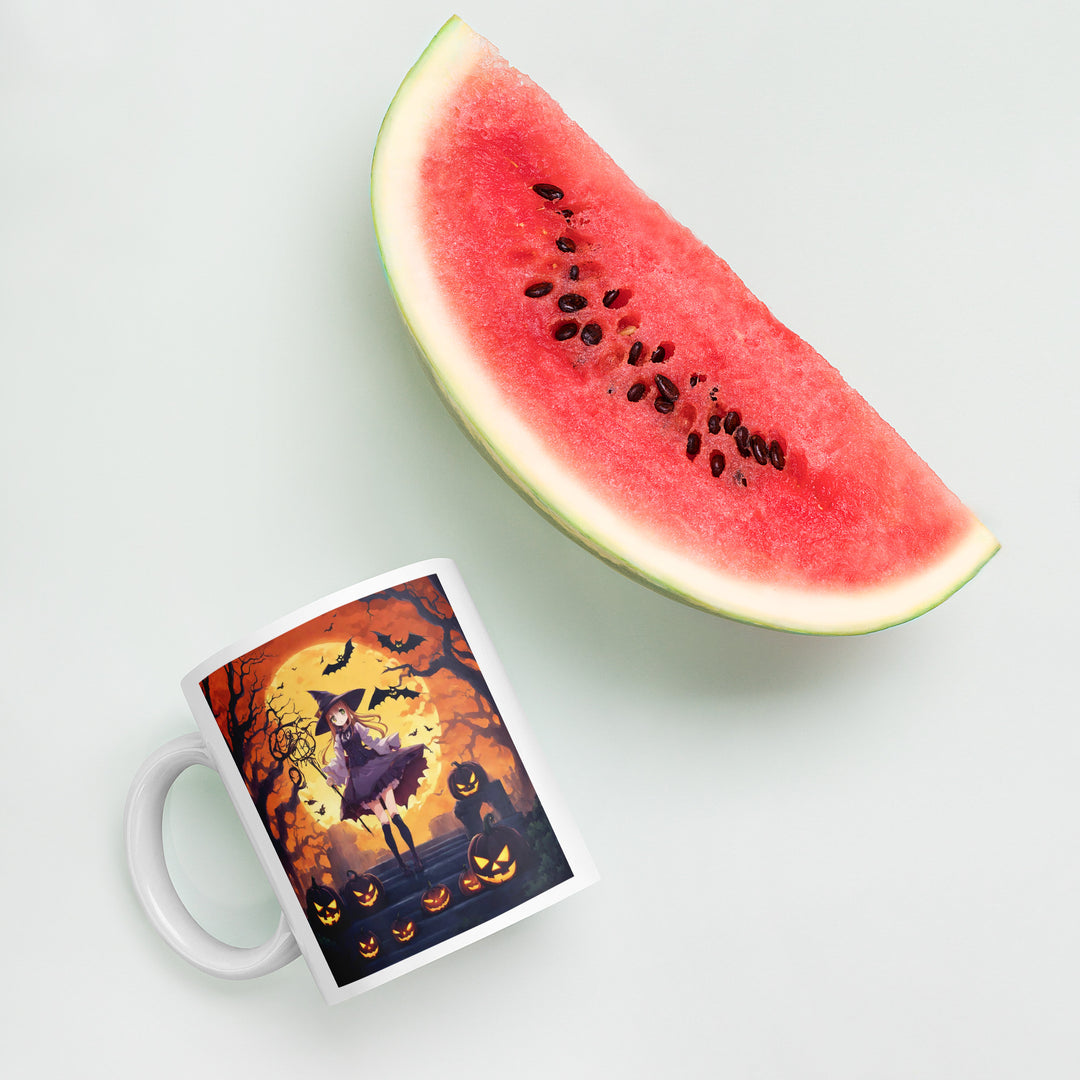 White glossy mug - WhatUWant2Buy