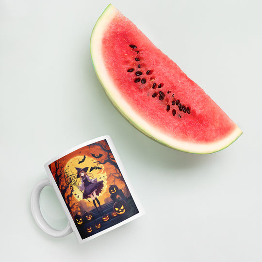 White glossy mug - WhatUWant2Buy
