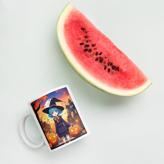 White glossy mug - WhatUWant2Buy