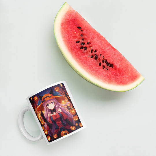 White glossy mug - WhatUWant2Buy