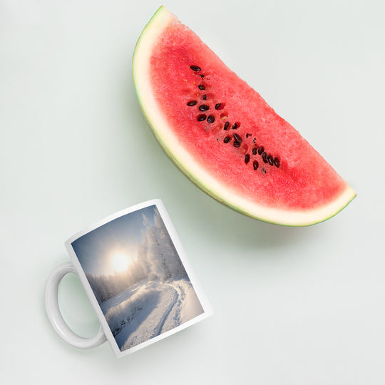 White glossy mug - WhatUWant2Buy