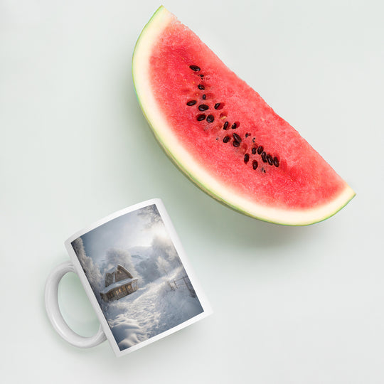 White glossy mug - WhatUWant2Buy