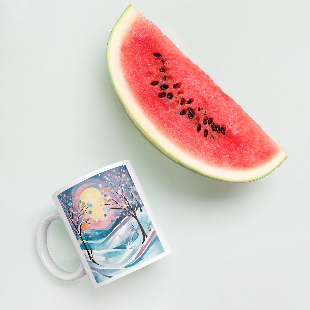 White glossy mug - WhatUWant2Buy