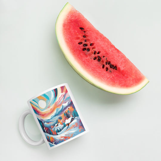 White glossy mug - WhatUWant2Buy