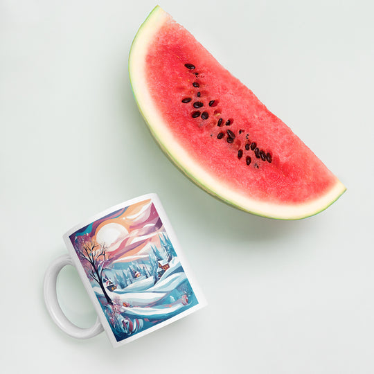 White glossy mug - WhatUWant2Buy