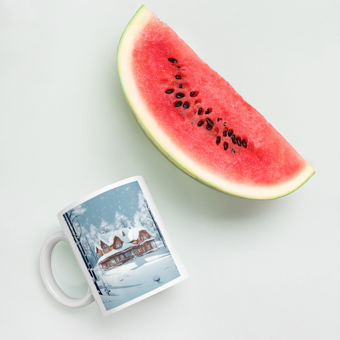White glossy mug - WhatUWant2Buy